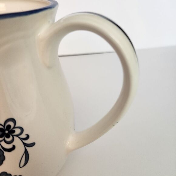 Baker Hart & Stuart Blue Garden Pitcher - Picture 7 of 8